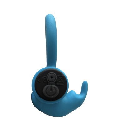 E9 RECHARGEABLE VIBRATING RING BLUE