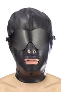 Fetish Tentation - Masque avec Sangle et Bandeau Amovible - Noir