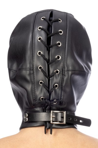 Fetish Tentation - Masque avec Sangle et Bandeau Amovible - Noir