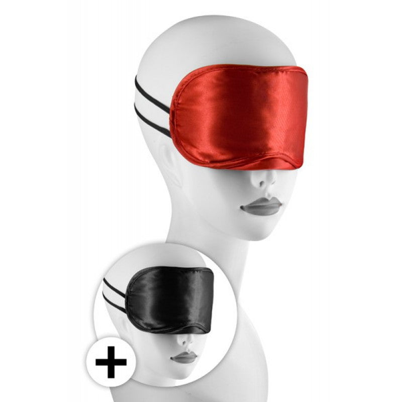 Sweet Caress - Maschera d'Amore Nera e Rossa ( 2 Pezzi )
