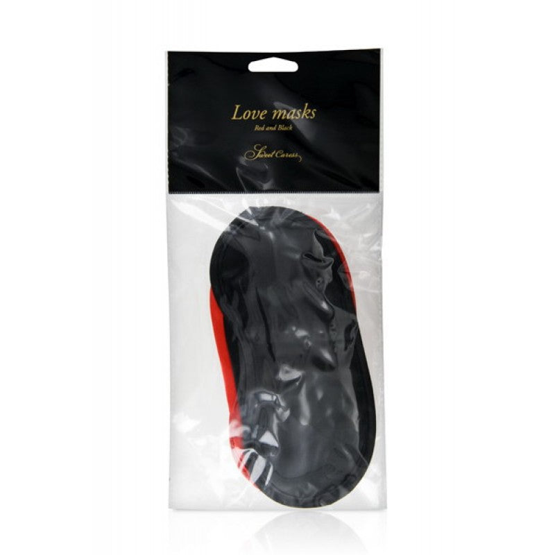 Sweet Caress - Maschera d'Amore Nera e Rossa ( 2 Pezzi )