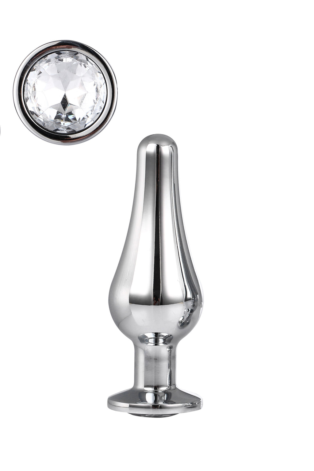 Sparkling Silver Love S Plug for Pleasure
