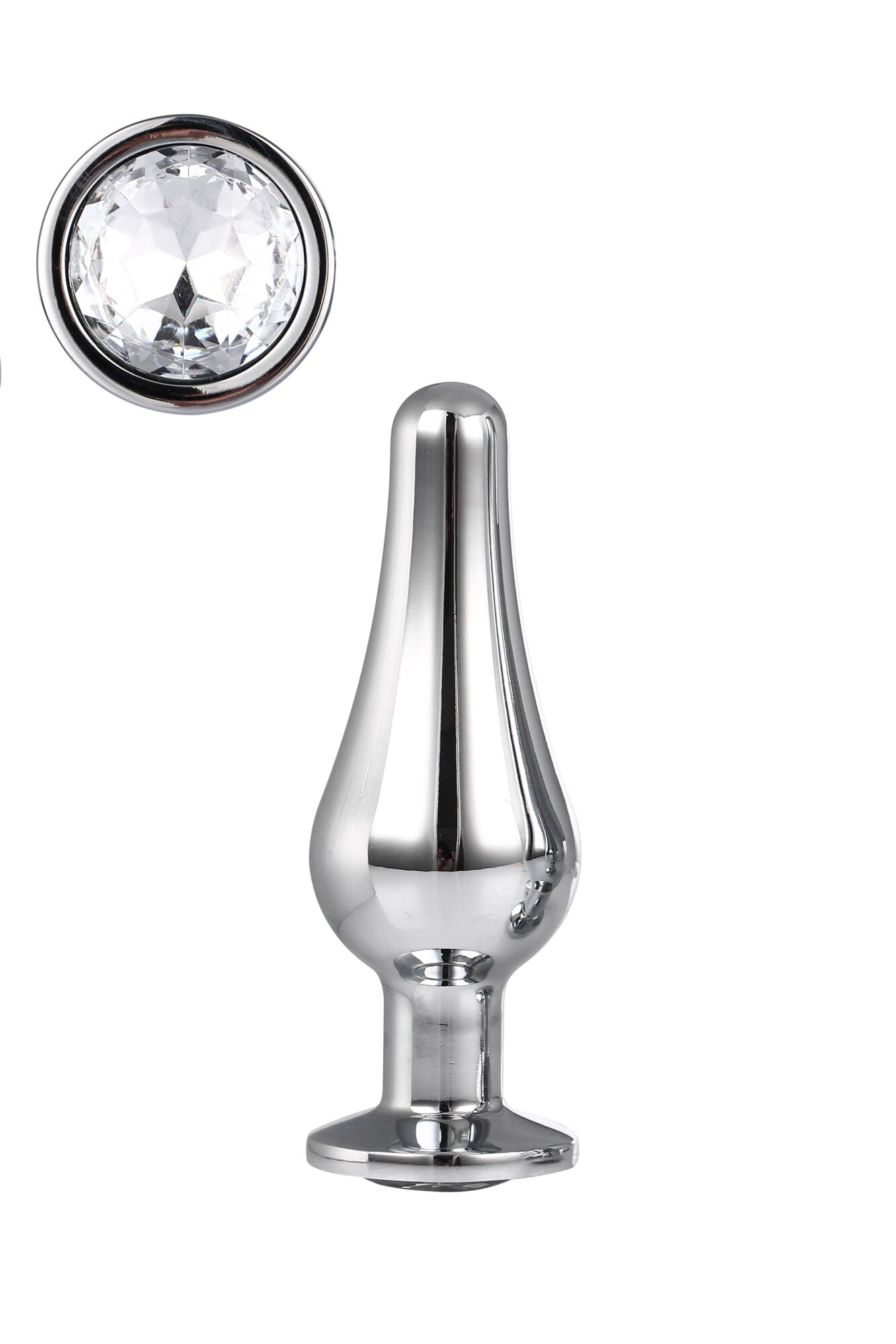 Sparkling Silver Love S Plug for Pleasure