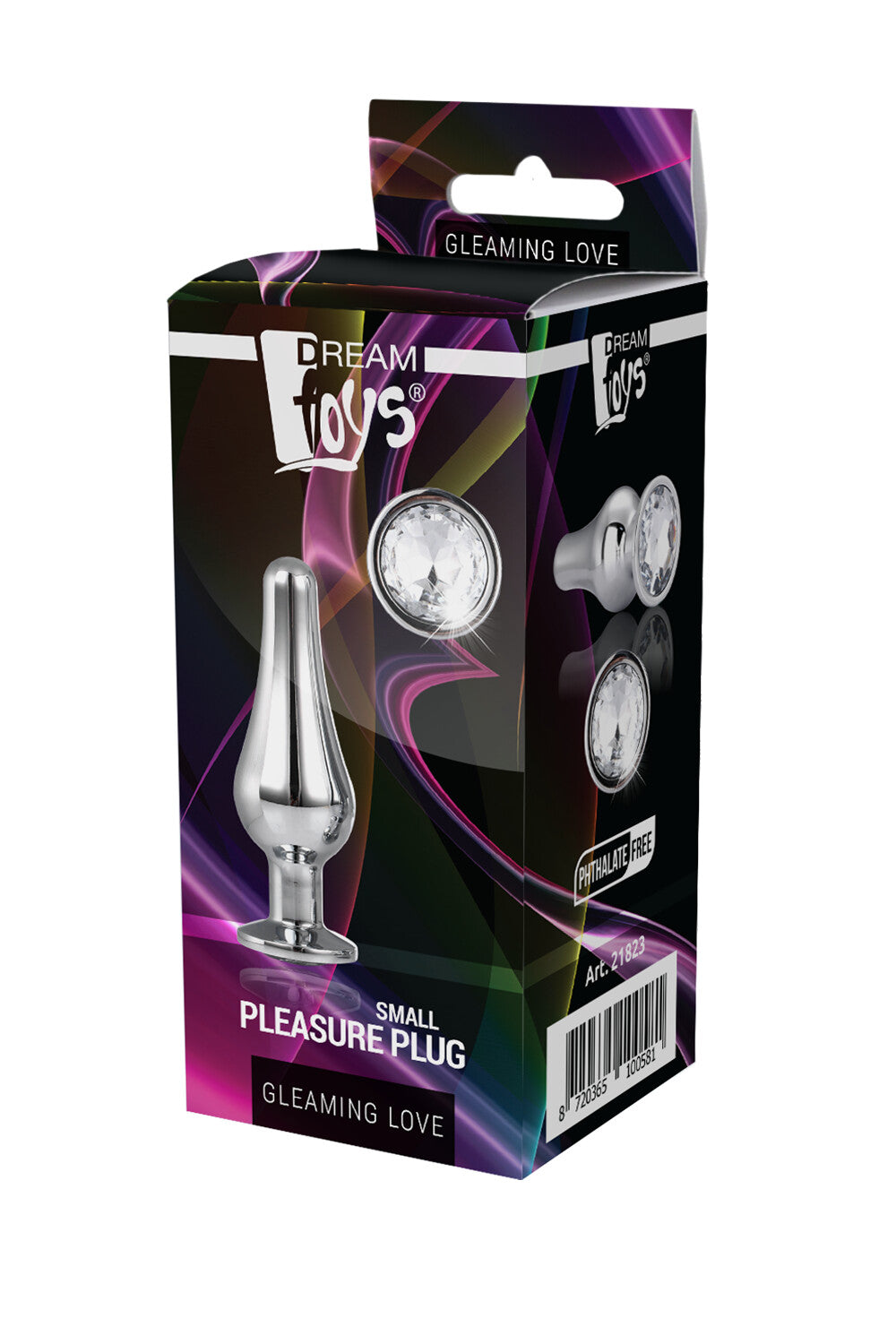 Sparkling Silver Love S Plug for Pleasure