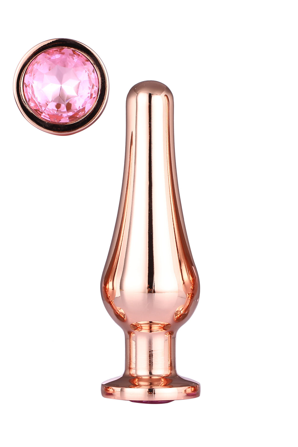 Plug anale GLEAMING LOVE ORO ROSA M