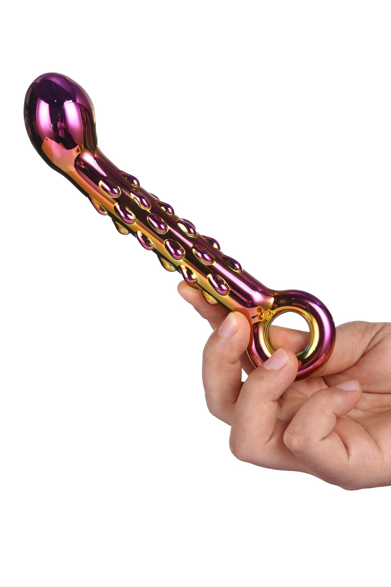 DILDO IN VETRO G-SPOT GLAMOUR CON NERVE