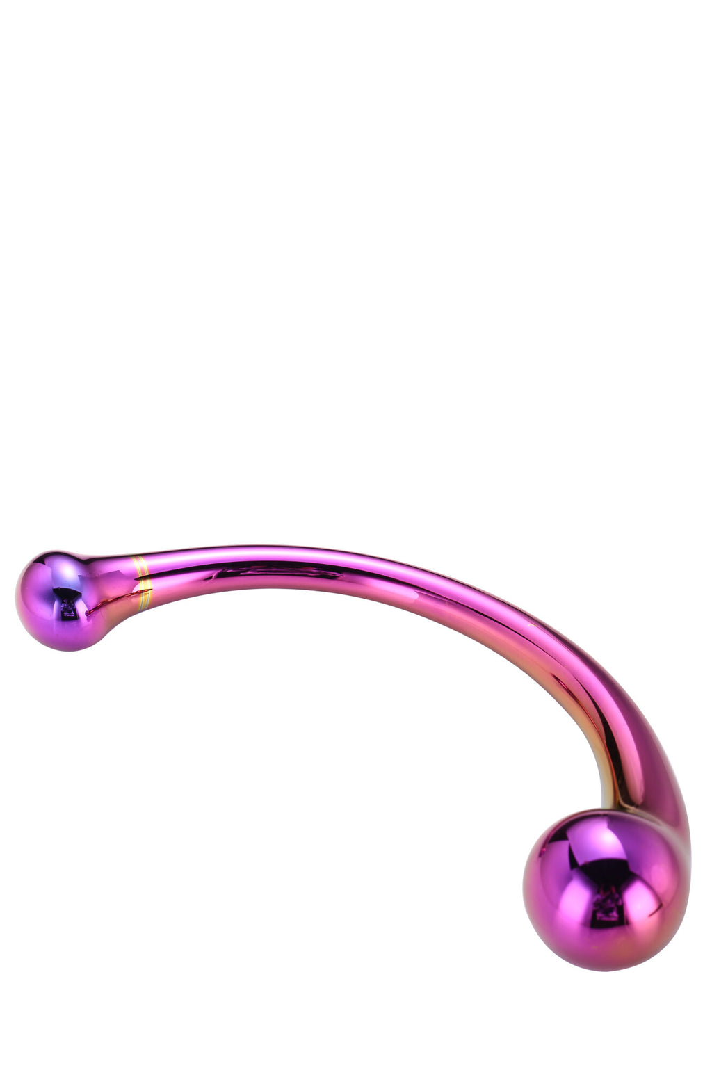 GLAMOROUS CURVED GLASS WAND