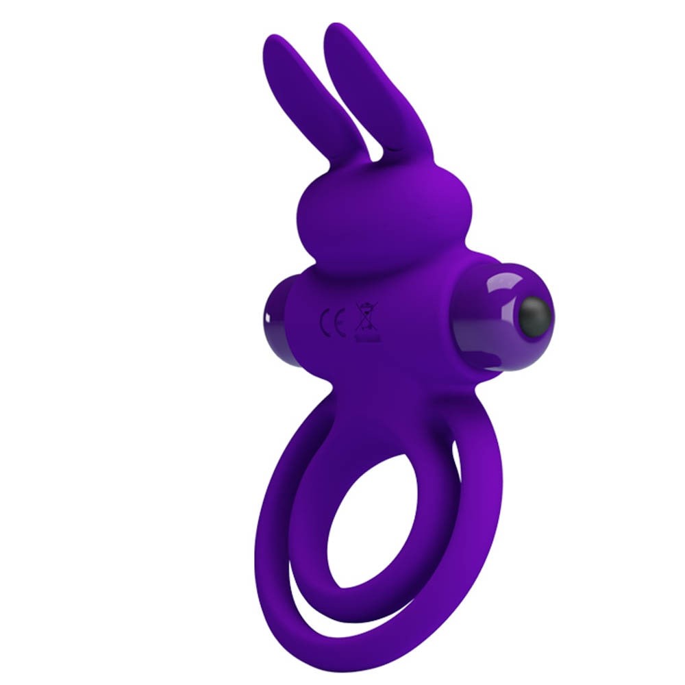 Anello vibrante per pene Pretty Love 3 Viola