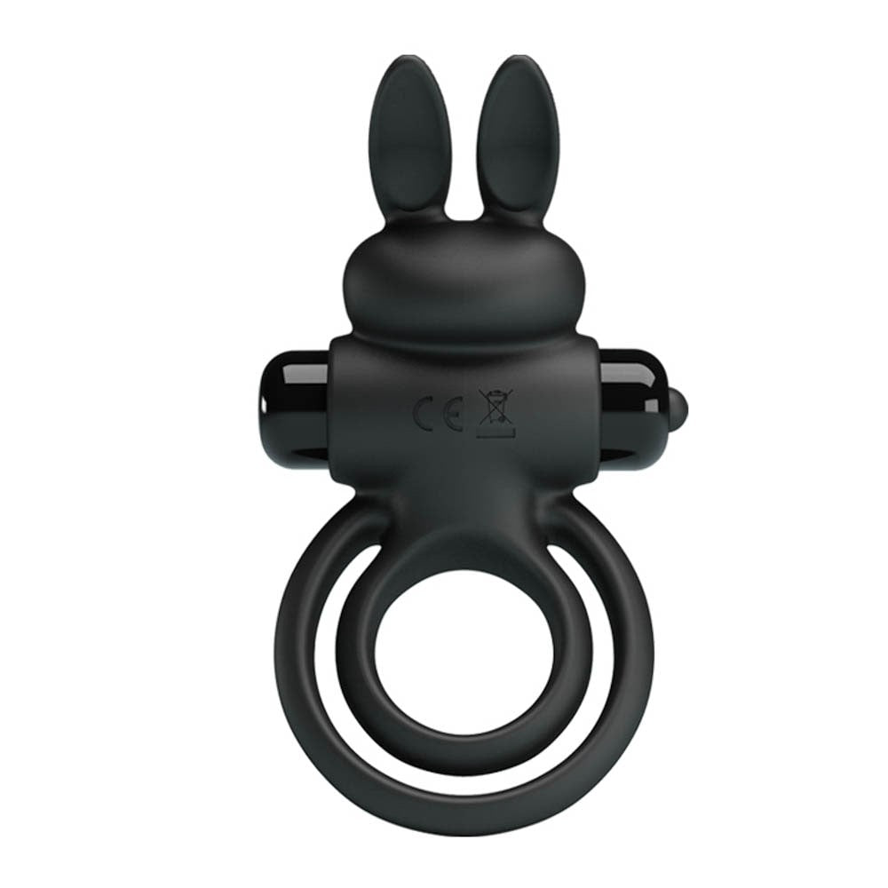 Anello vibrante per pene Pretty Love 3 Nero