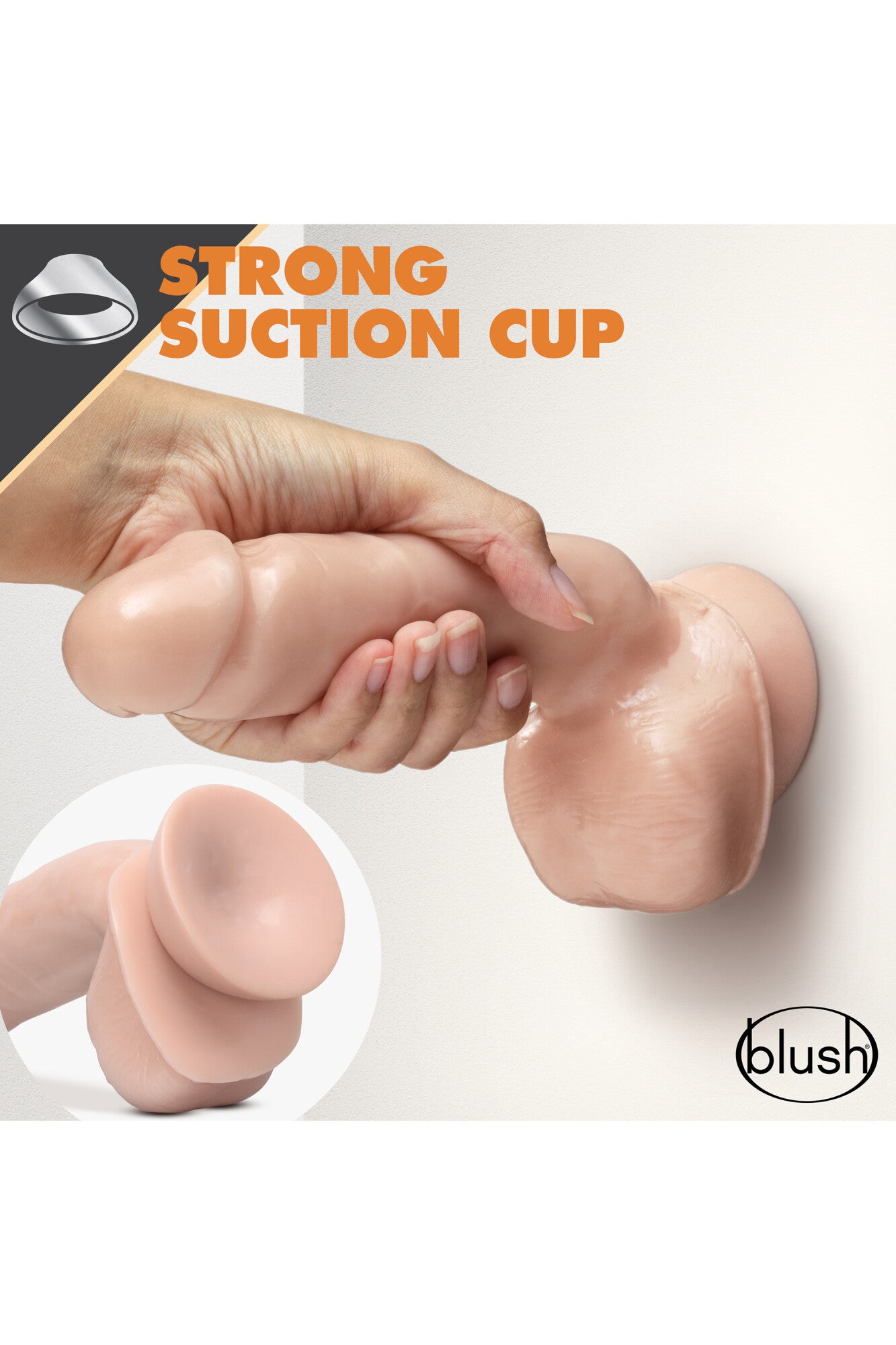 DR. SKIN 8.5 INCH SELF-LUBRICATING DILDO