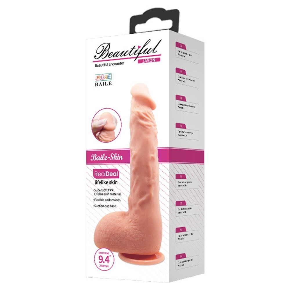 Beautiful 9.8" Jason dildo