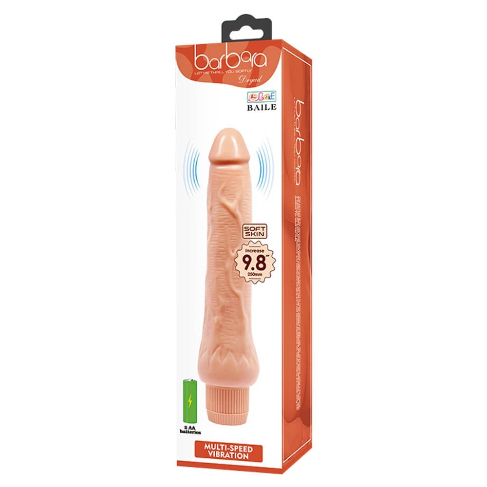 Realistic multi-speed vibrator Barbara Dryad 9.8"