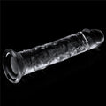 Dildo trasparente impeccabile da 7,0"