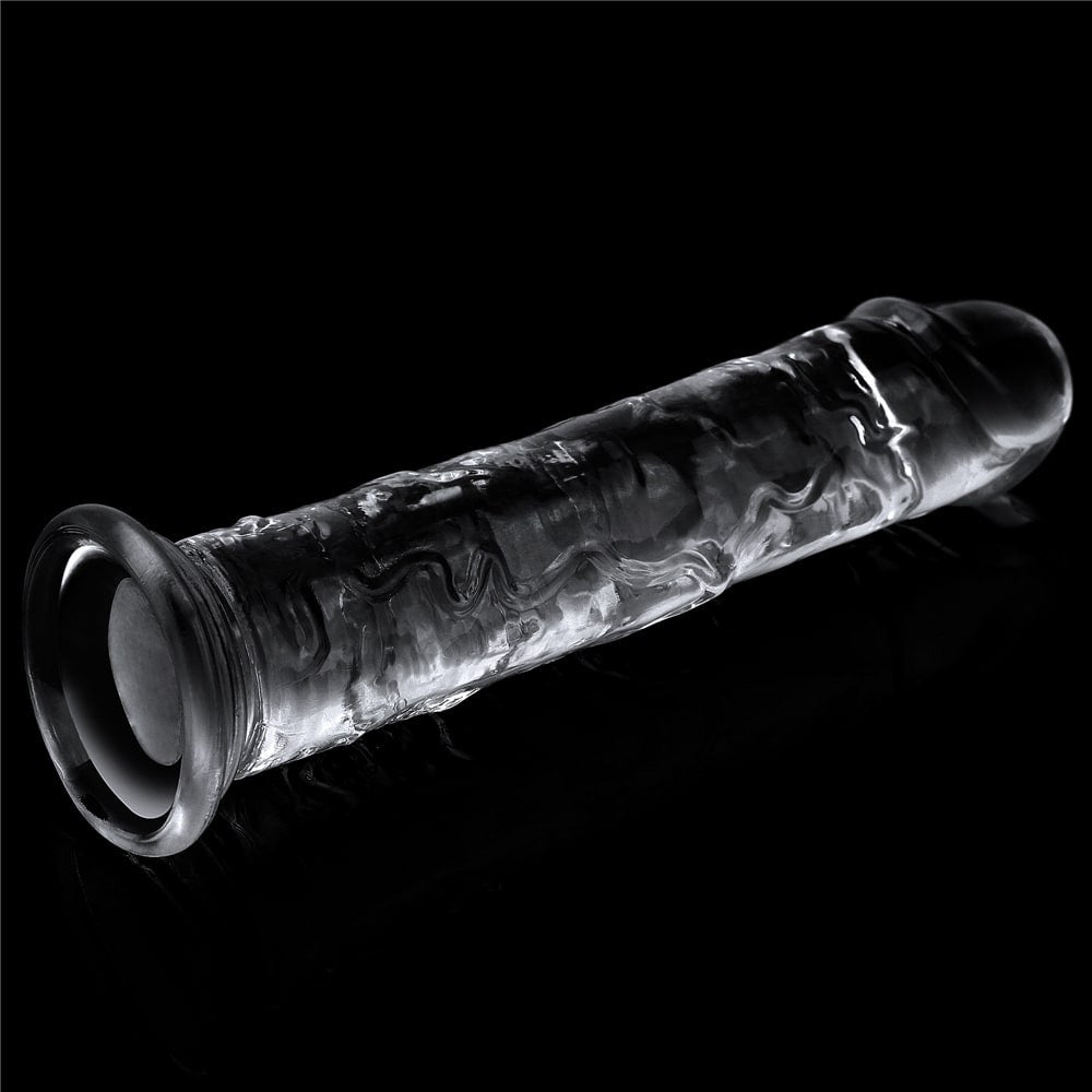 Dildo trasparente impeccabile da 7,0"