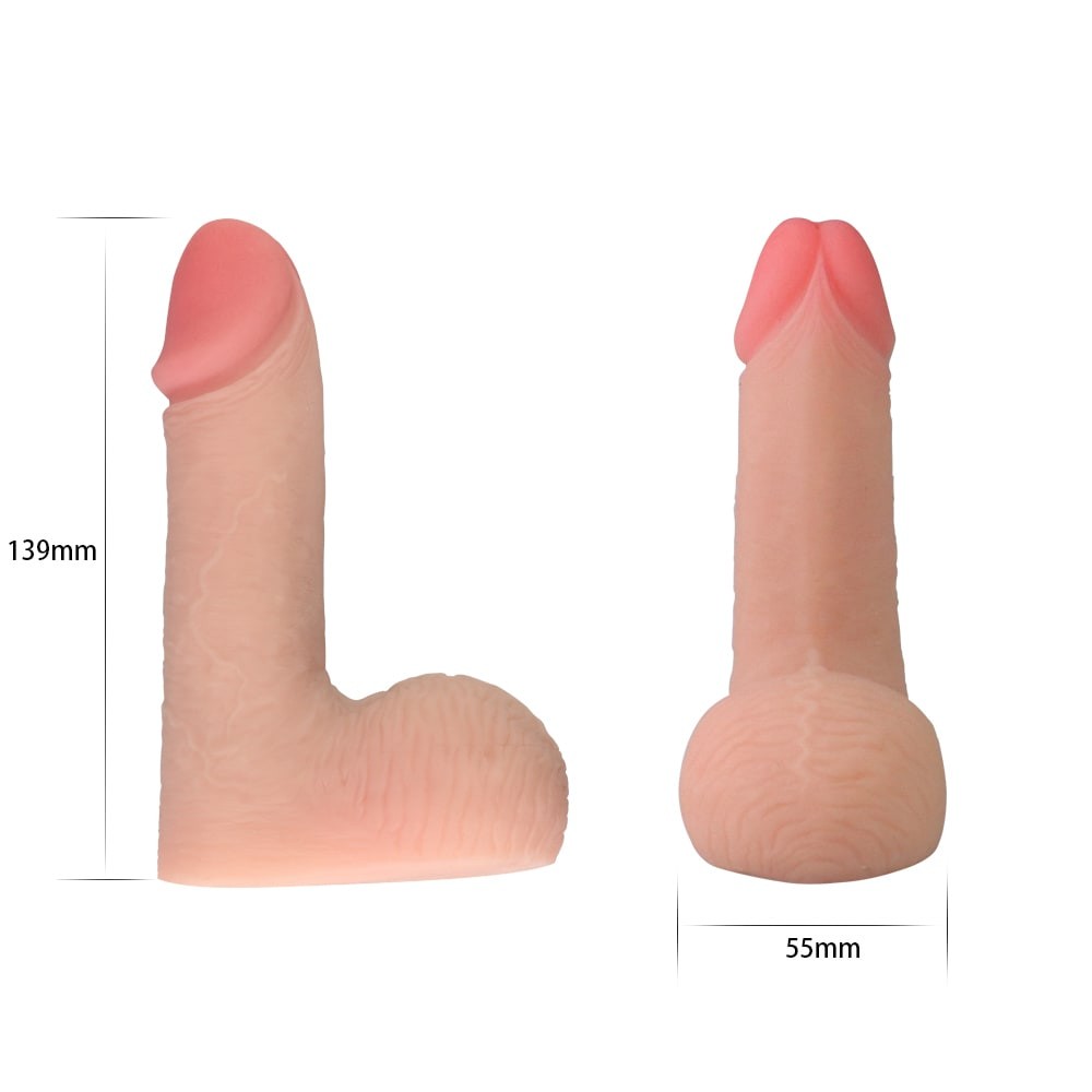 Pene flaccido da 5,5 pollici simile alla pelle
