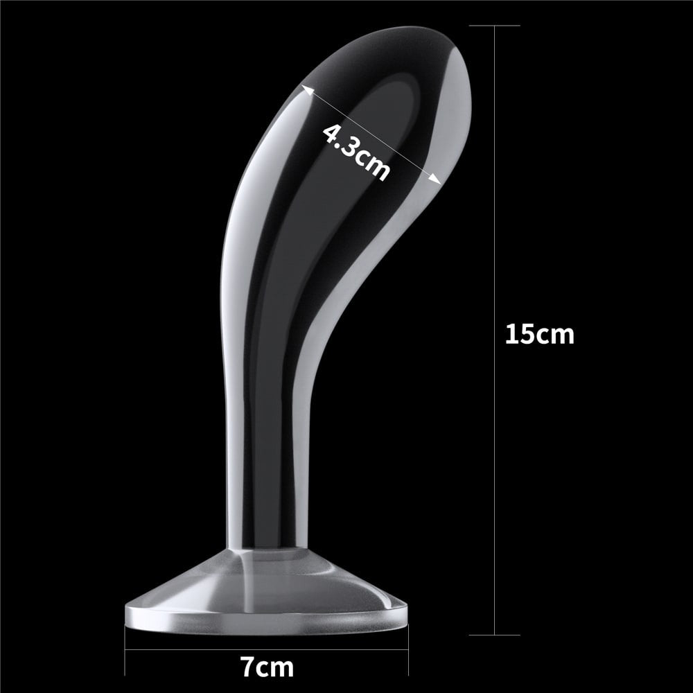 6,0'' dildo prostatico trasparente impeccabile