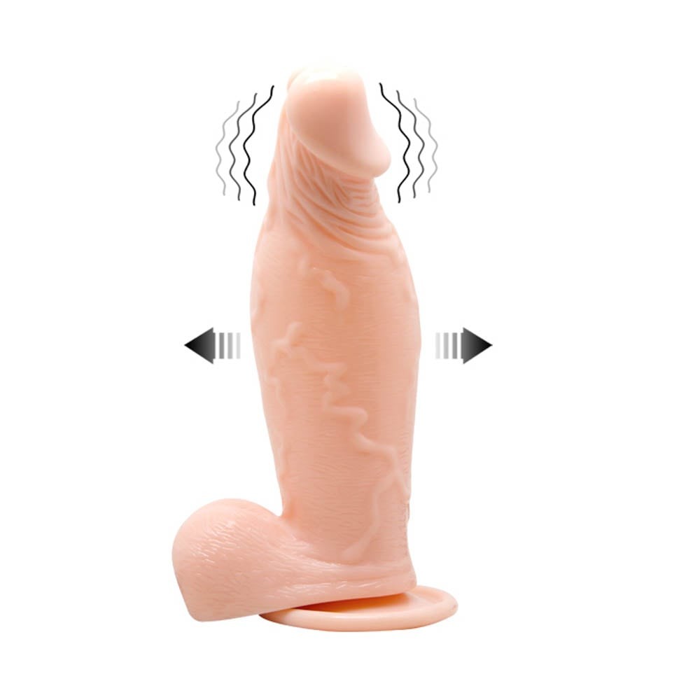 Inflatable Dildo 7.5" Flesh