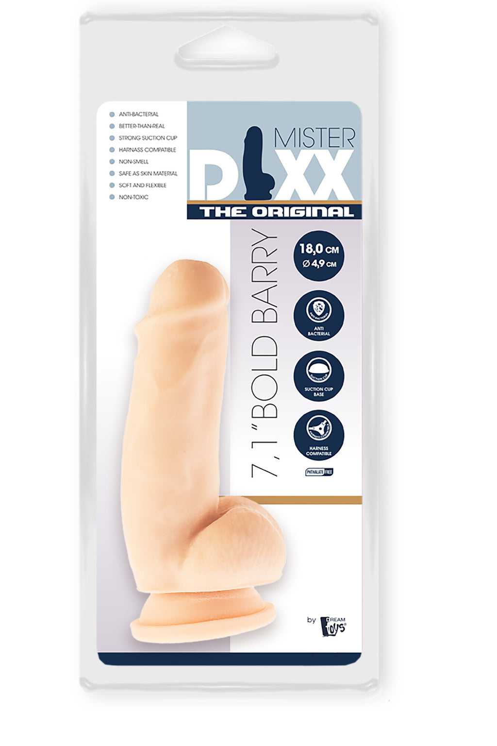 MR. DIXX BOLD BARRY DILDO 7,1 POLLICI