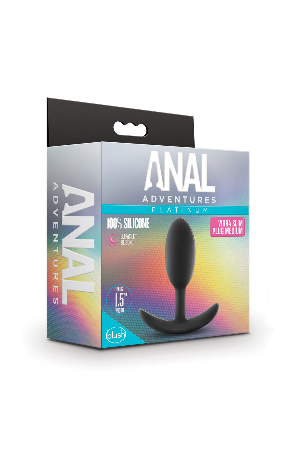 AVVENTURE ANALI PLATINUM VIBRA SLIM PLUG - MEDIUM
