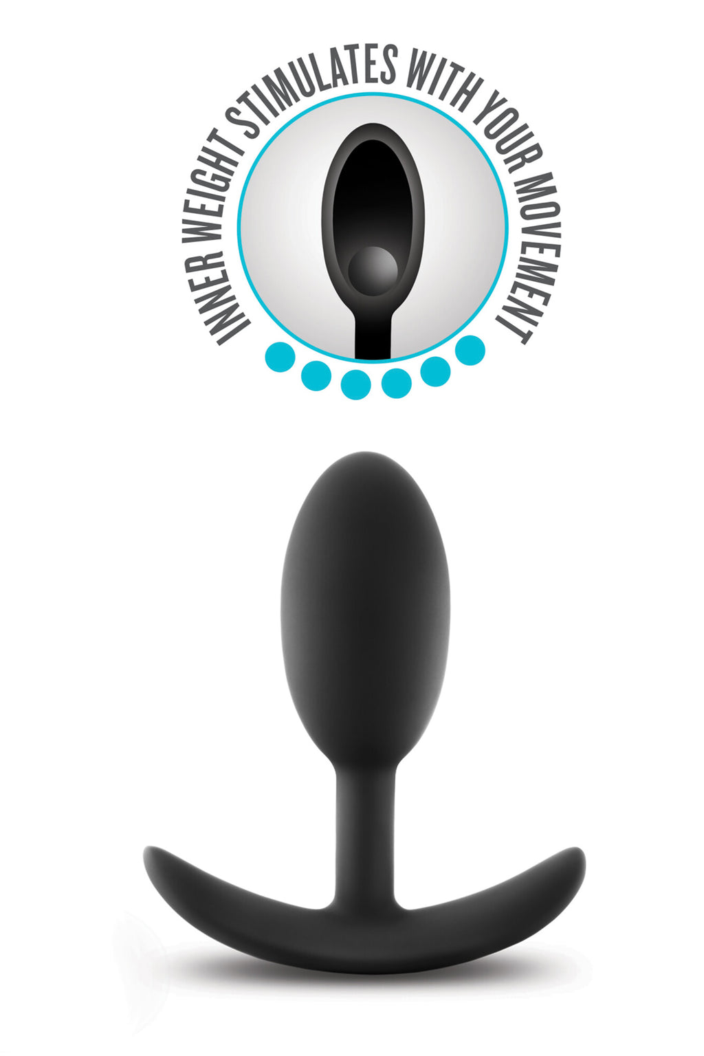 AVVENTURE ANALI PLATINUM VIBRA SLIM PLUG - MEDIUM