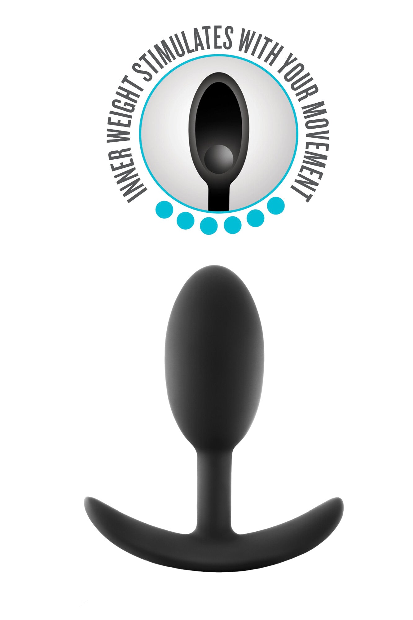 AVVENTURE ANALI PLATINUM VIBRA SLIM PLUG - MEDIUM