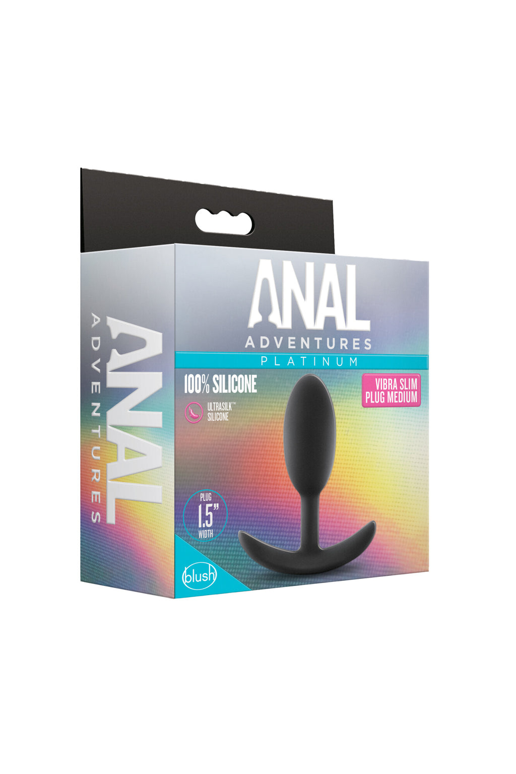 AVVENTURE ANALI PLATINUM VIBRA SLIM PLUG - MEDIUM