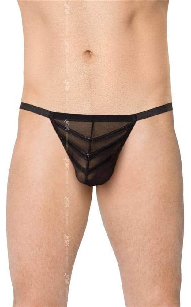 Thong uomo 4527 - nero {} Taglia unica