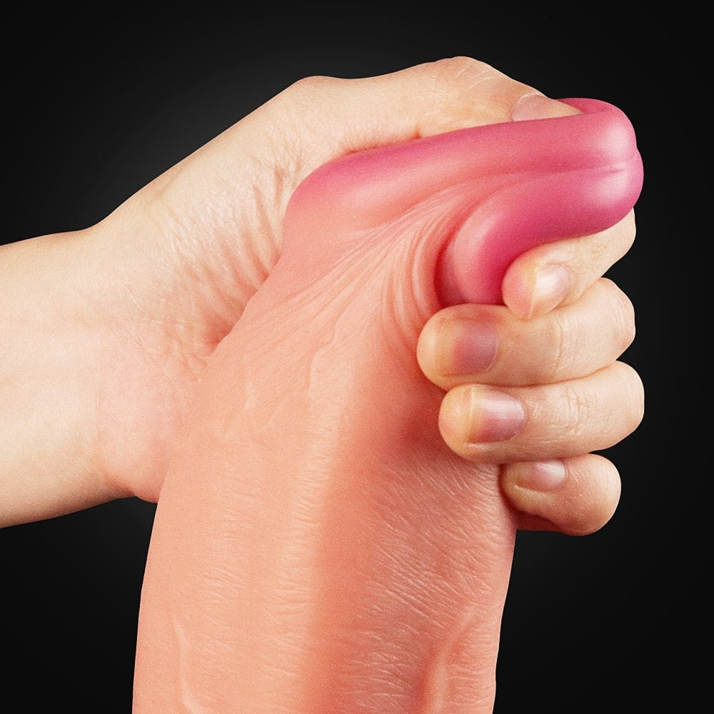 Dildo in silicone di platino a doppio strato da 30 cm
