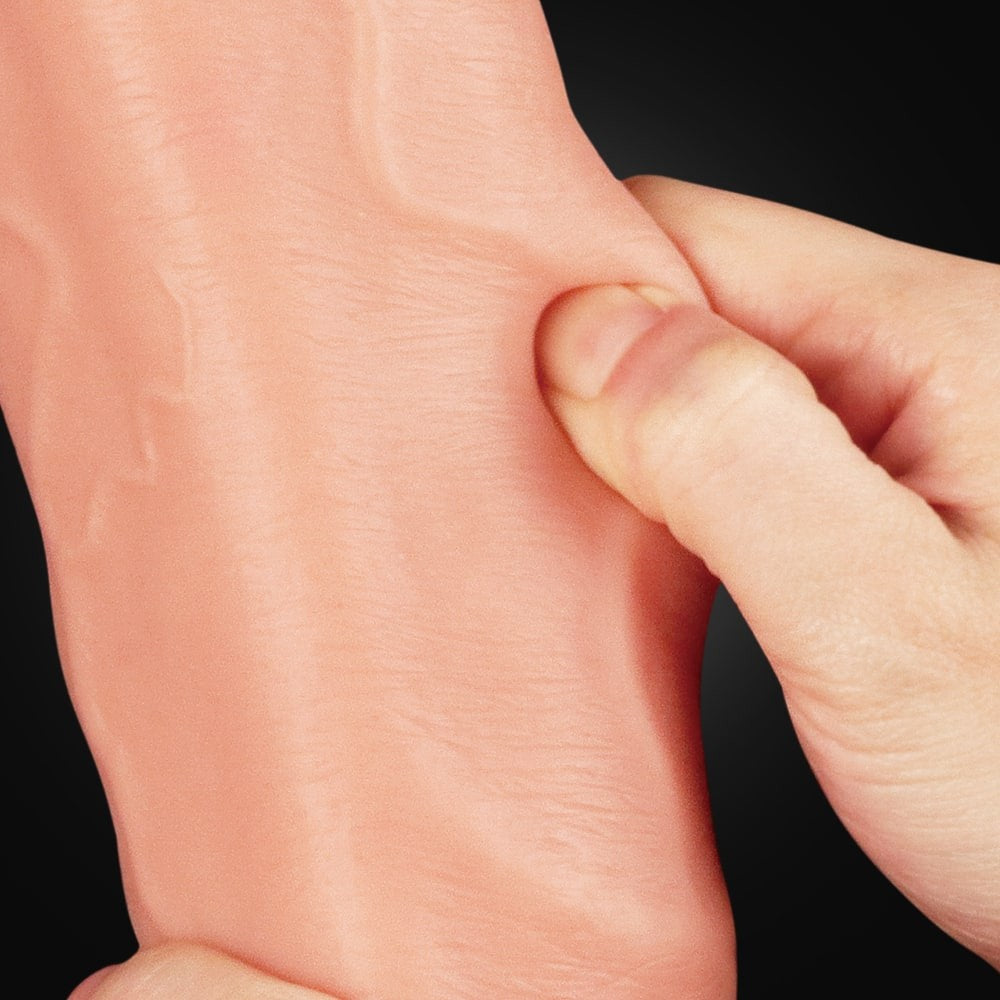 Dildo in silicone di platino a doppio strato da 30 cm