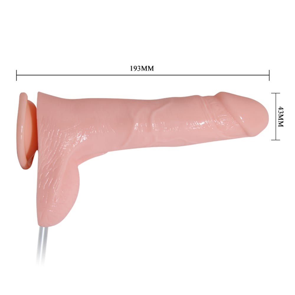 Vibratore dildo con getto d'acqua