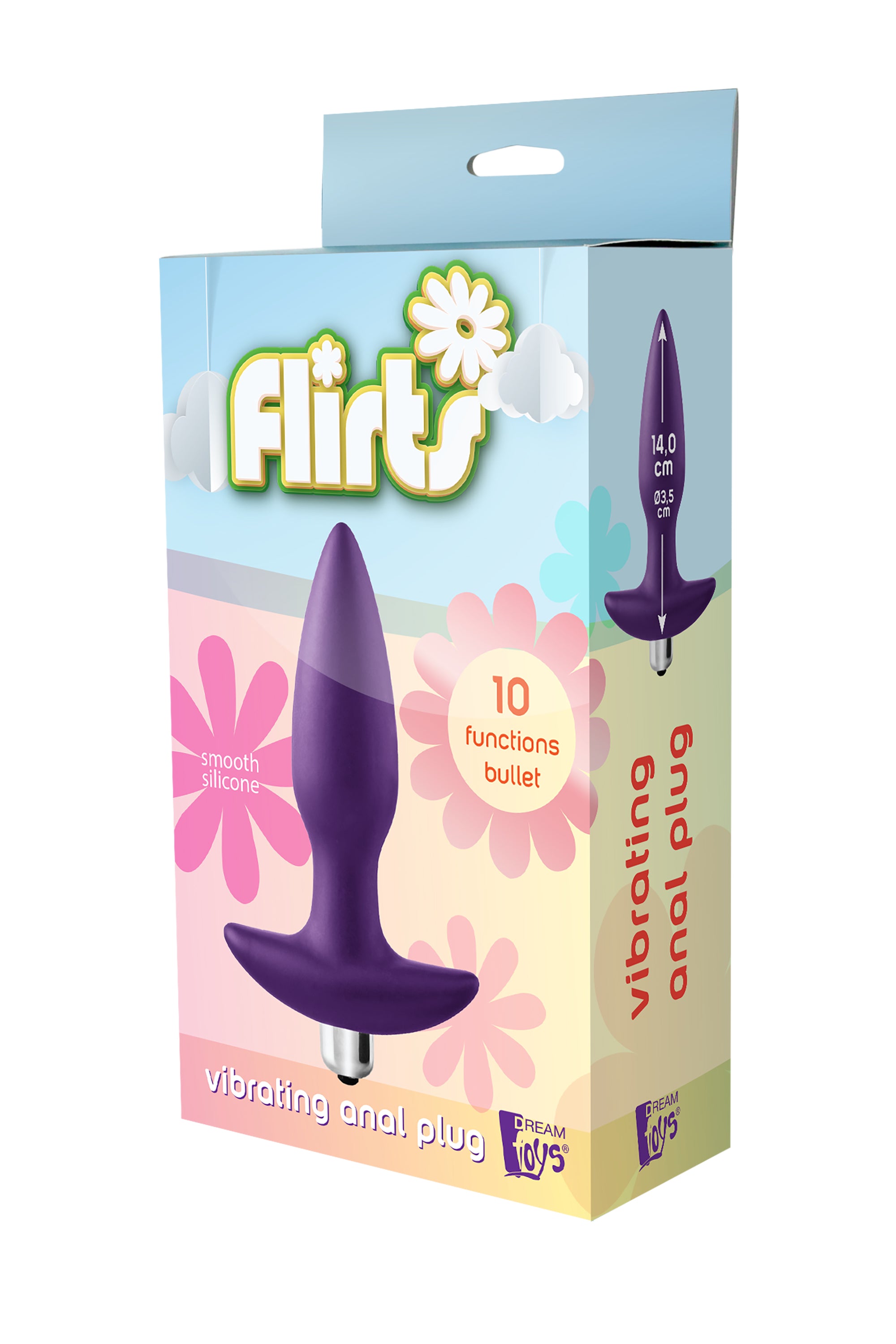 FLIRTS 10 FUNZIONI VIBRATORE PLUG VIOLA
