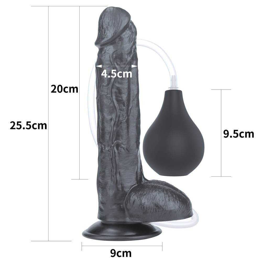 Dildo siringato da 10''