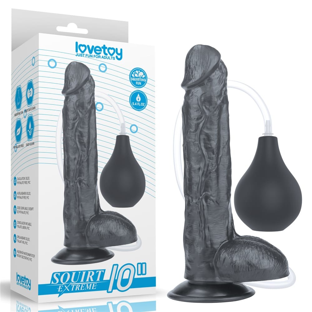 Dildo siringato da 10''