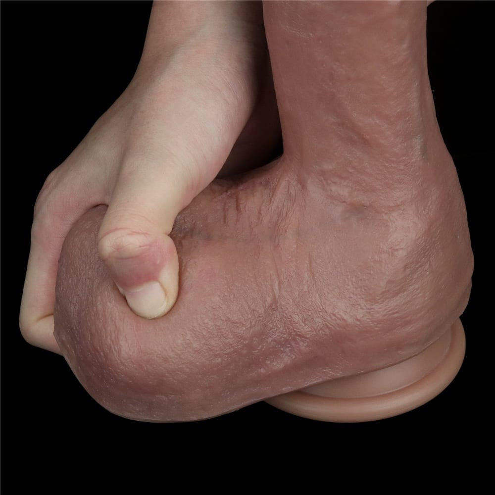 10.5'' Dual-Layer Silicone Dildo