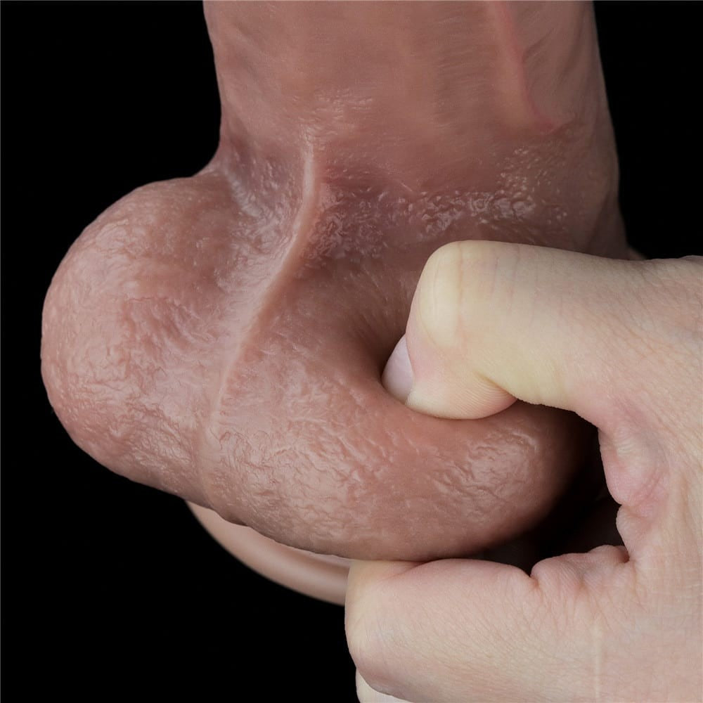 10.5'' Dual-Layer Platinum Silicone Dildo