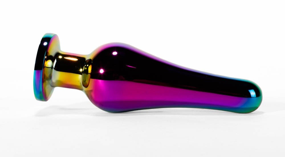 Metal Anal Plug X-MEN Secret Shine Rainbow S