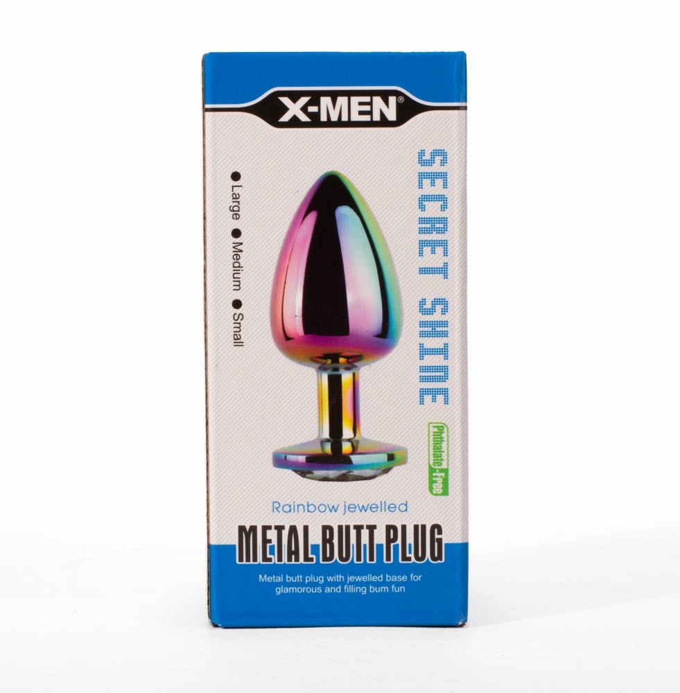 X-MEN Secret Shine Rainbow L Metal Anal Plug