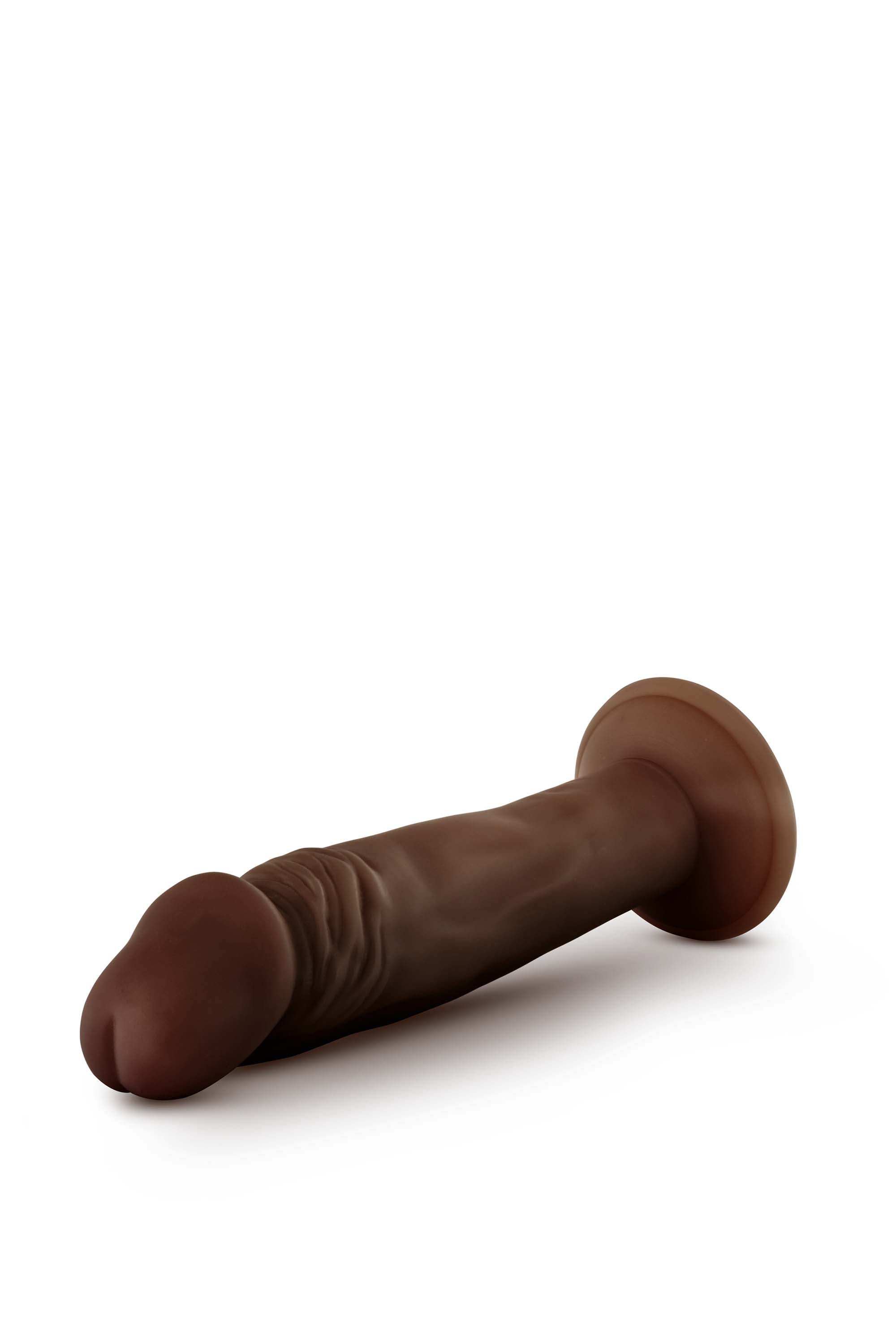 DR. SKIN PLUS POSABLE DILDO 6 INCHES CHOCOLATE