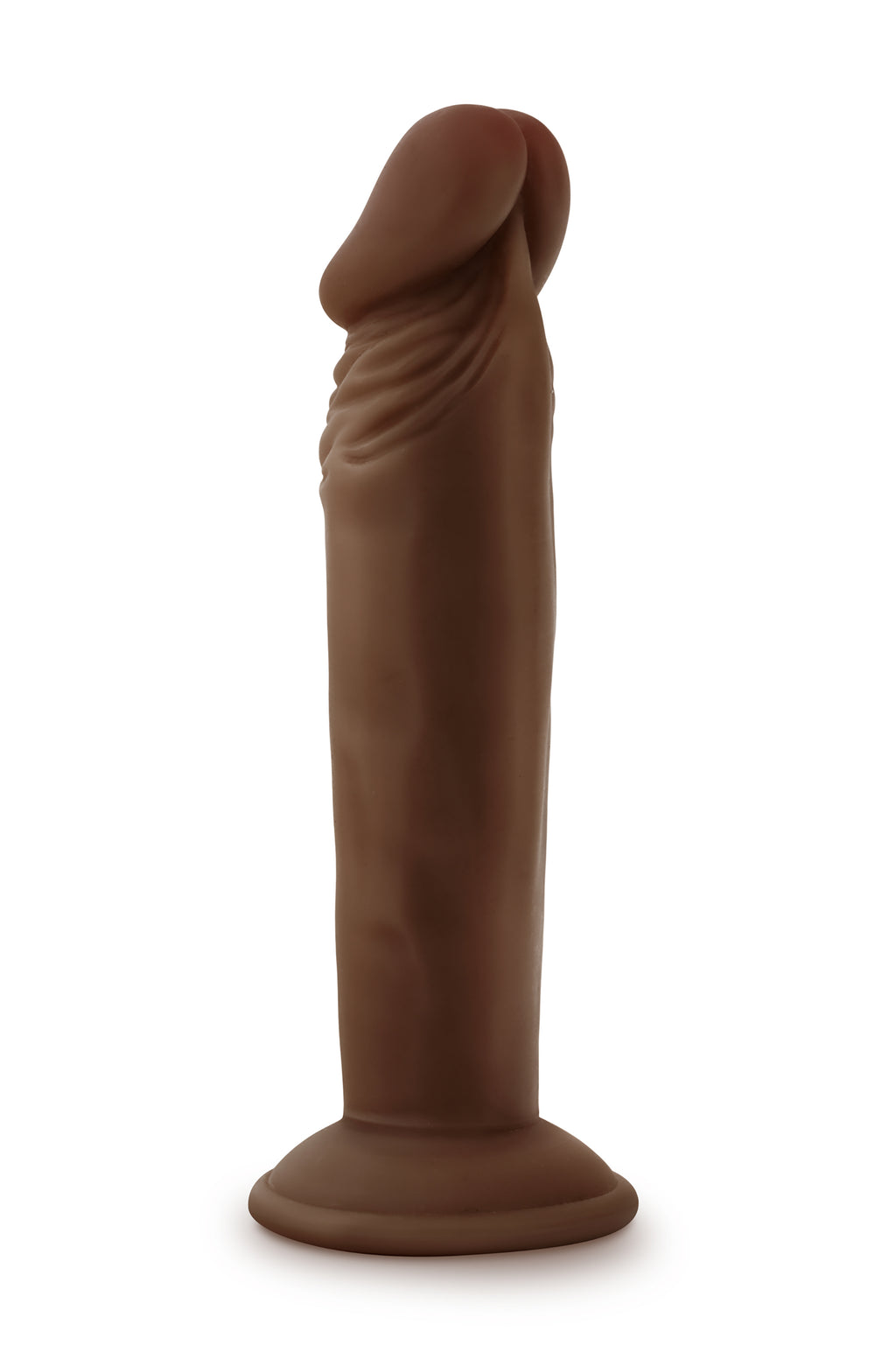 DR. SKIN PLUS POSABLE DILDO 6 INCHES CHOCOLATE
