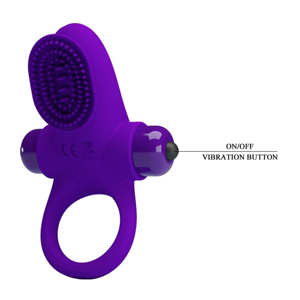 Anello per pene vibrante Pretty Love 2 Viola