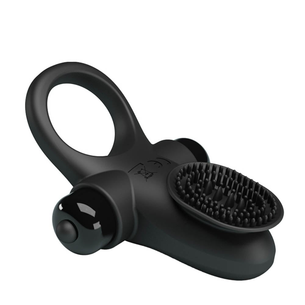 Anello vibrante per pene Pretty Love Vibrant 2 nero