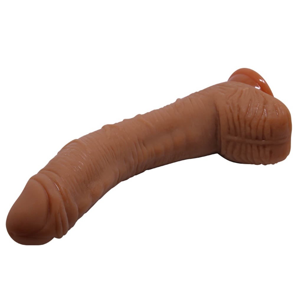 Beautiful Alex 11" brown dildo