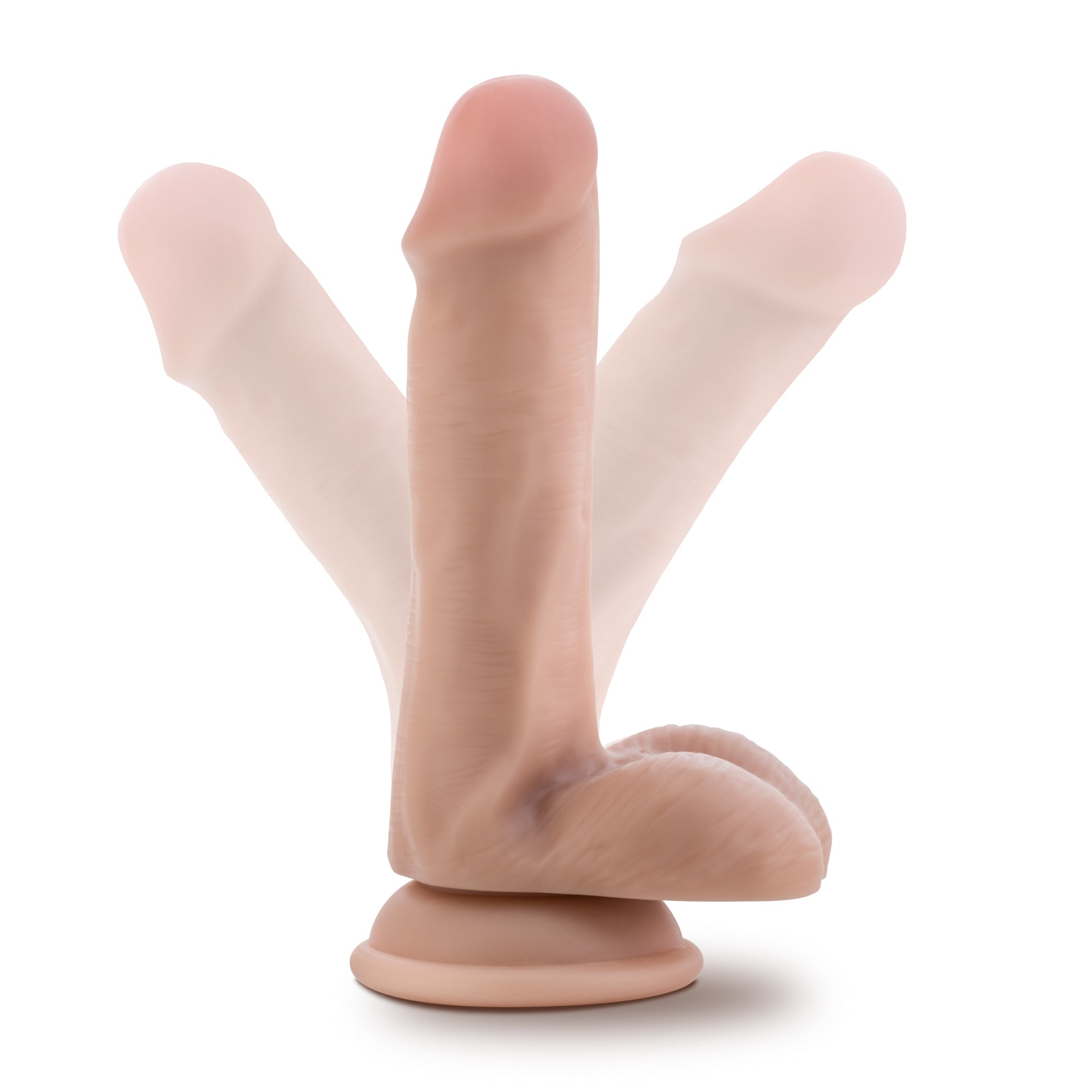 DR. SKIN PLUS DILDO MONOUSO DA 6 POLLICI CON PALLINE GUSTO VANIGLIA