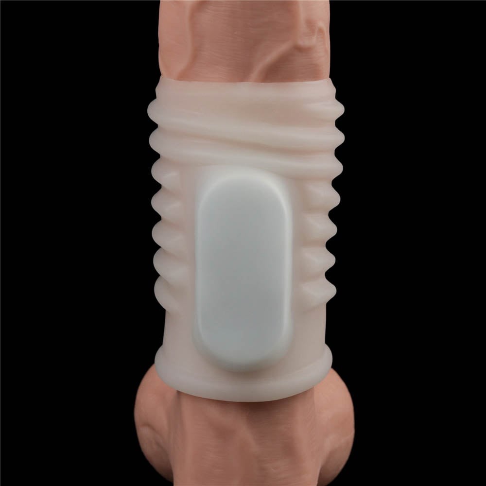Knight spiral vibrating ring (white) I