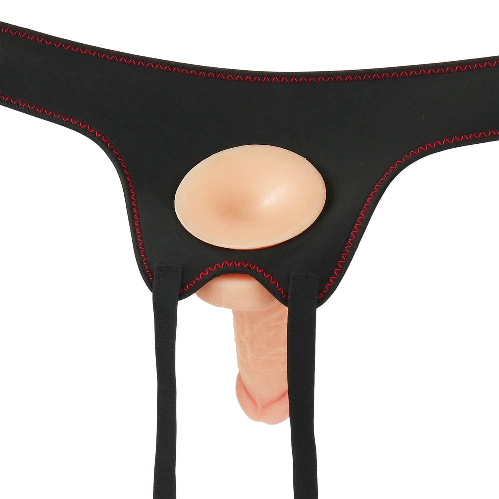 7.0" Easy Vibrating Strap-on Set