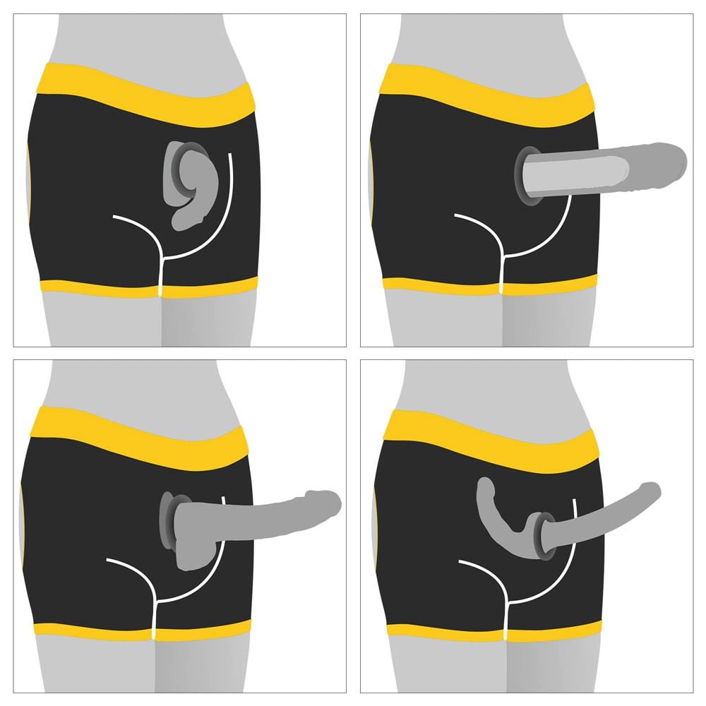 Exciting Strapon Shorts XL/XXL (waist 38 - 42 inches)