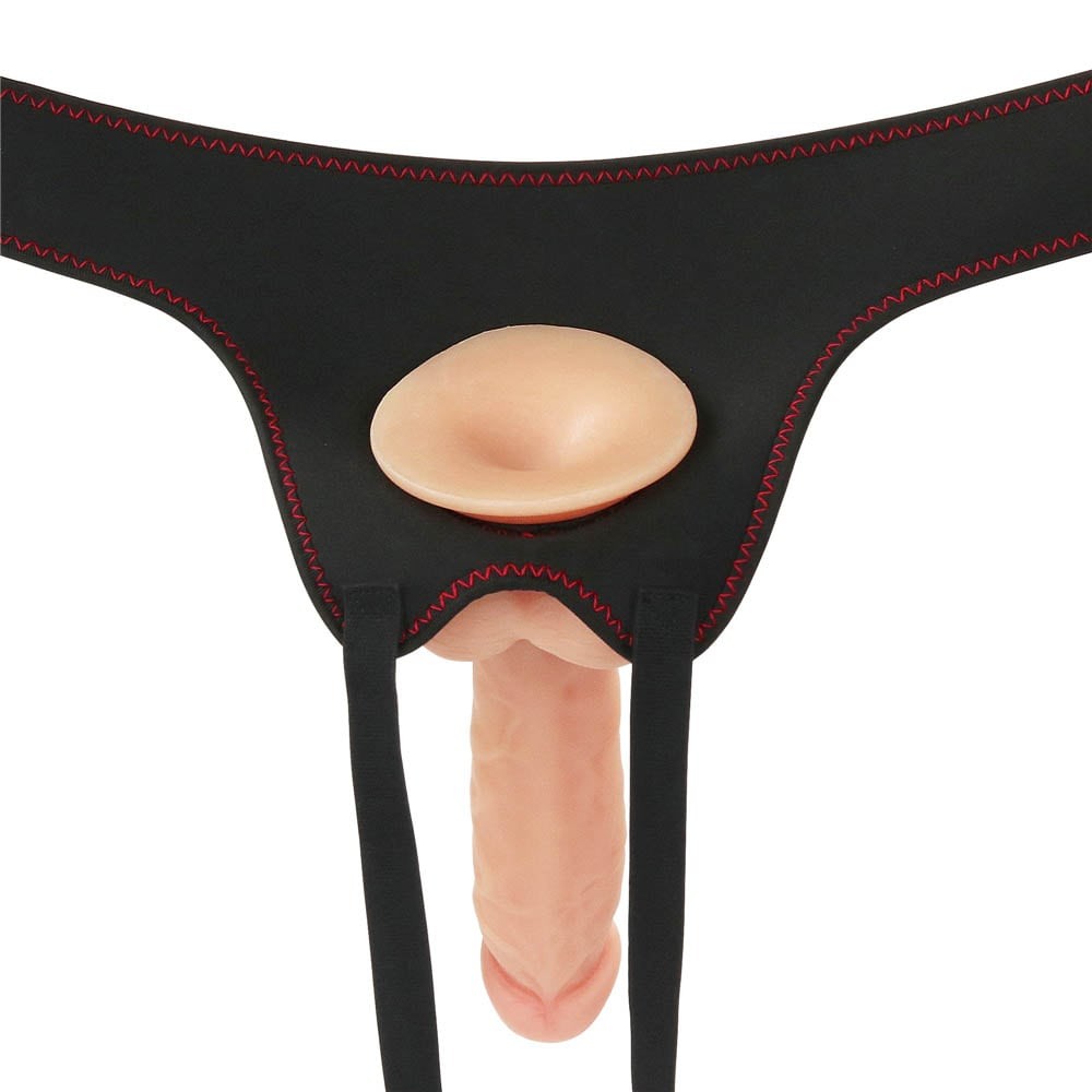 7.5" Easy Vibrating Strap-on Set