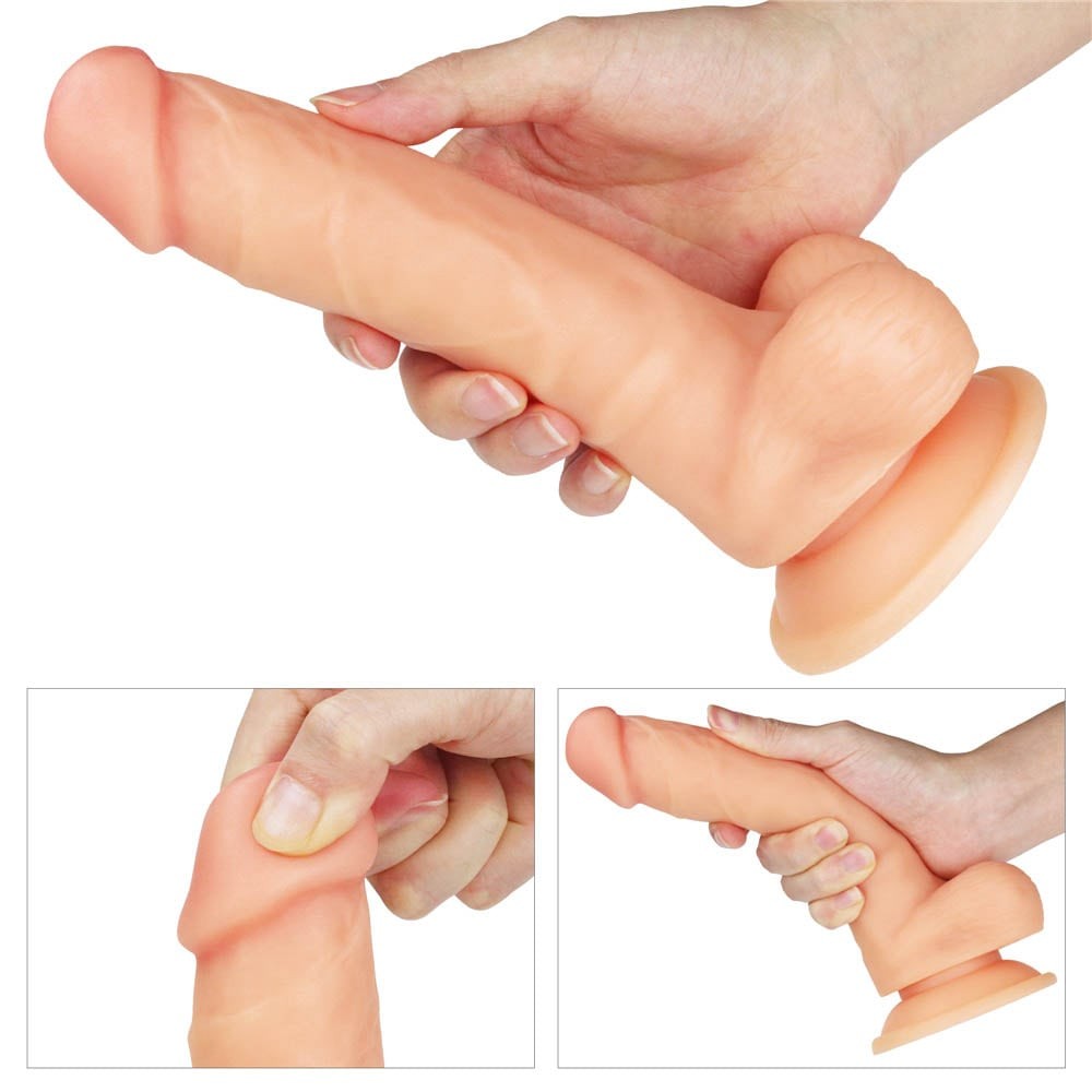 7.5" Easy Vibrating Strap-on Set