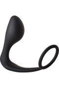 FANTASTIC BLACK BUTT PLUG WITH COCK RING