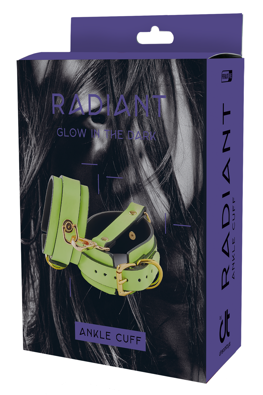 CAVIGLIERA LUMINOSA CHE SI ILLUMINA AL BUIO VERDE